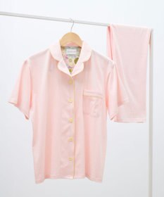 une nana cool 【綿100%】スビン天竺 半袖開襟パジャマ MADE WITH LIBERTY FABRIC