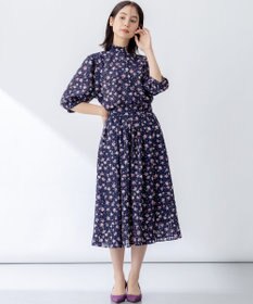 組曲 S フラワードットプリント ブラウス