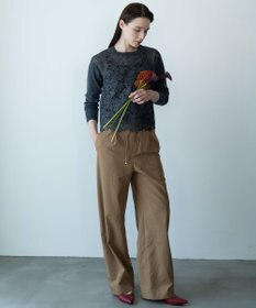 自由区 【カトリエムブーケ】Pantalon large ワイドストレートパンツ