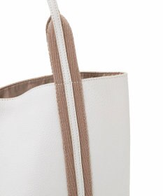 TOPKAPI 【TREASURE TOPKAPI】ソフトシュリンク テープコンビ ミニ トート バッグ ショルダーベルト付