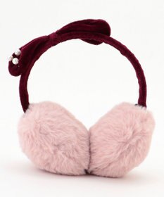 ANY KIDS パール×リボンイヤーマフ