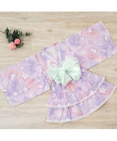 Mother garden 2025 マザーガーデン ユニコーン 浴衣ドレス 《ミルキーウェイ》 95～100cm / 105～110cm