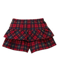 MIKI HOUSE HOT BISCUITS 【80-120cm】 チェック柄 キュロットスカート