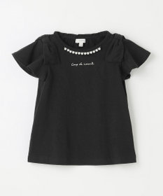 ANY KIDS パール リボン Tシャツ