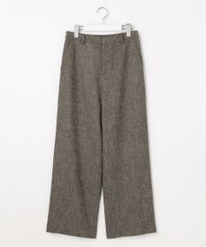 J.PRESS LADIES S ラメツイード セミワイド パンツ