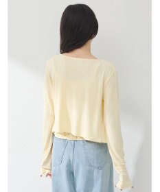 earth music&ecology ＳＥＴ２点カーディガン＋フラワーキャミ