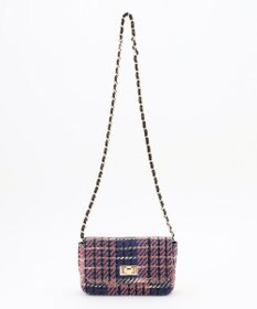 ANY SIS ツイードチェーン バッグ