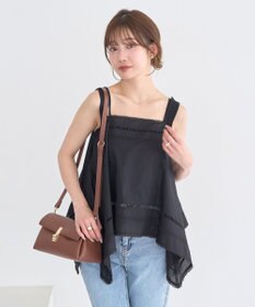 earth music&ecology 軽量フラップ三層ショルダーバッグ