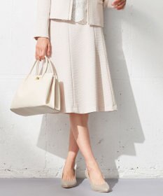 ANY SIS 【セットアップ対応】リップルボーダー フレア スカート