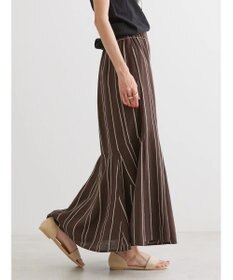 AMERICAN HOLIC リネンブレンドストライプマーメードスカート