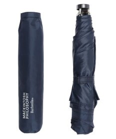 MOONBAT 【Begin12月号掲載/大きめ】マッキントッシュ フィロソフィー 折りたたみ傘 Barbrella 超軽量 約125g 無地 60cm
