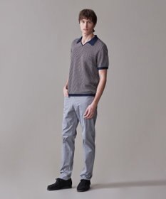 J.PRESS MEN 【HTBRID LINEN】スキッパーニット ポロシャツ