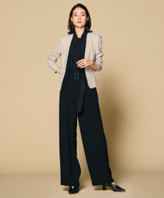 BEIGE， 【L-size】ANITA / ノースリーブタックブラウス