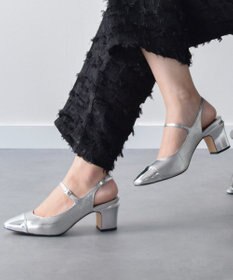 INTER-CHAUSSURES 【CARRANO】ワンストラップバックバンドパンプス