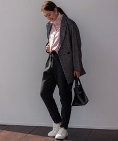 23区 L 【Lサイズ限定】ヴィスコースストレッチ ジョグ パンツ