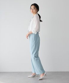 YECCA VECCA サイドベルテッドハイウエストパンツ