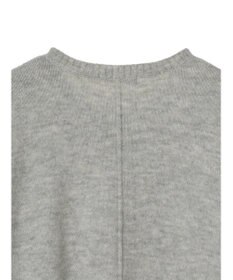 Green Parks ｆｕｗａっとメランジ袖リブ長めニットプルオーバー