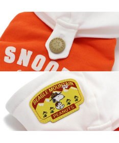 PET PARADISE スヌーピーおでかけ柄 パーカー  《オレンジ》小型犬