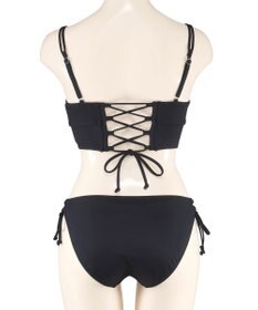 San-ai Resort（三愛水着楽園） 【WEB限定商品】【UPF50＋】ワコール共同開発ノンワイヤーなのにぷっくり美胸を作る【ダブルアップ】　ノンワイヤービスチェビキニ M1 M2 L1　　【San-ai Resort（サンアイリゾート）】