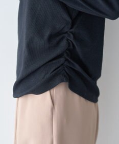 earth music&ecology サイドギャザープルオーバー