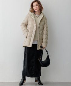 23区 【VERY掲載/新色追加】シレータフタ ミドル丈 ダウンコート