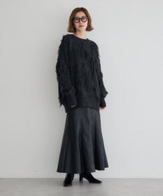 YECCA VECCA レザーライクマーメイドスカート