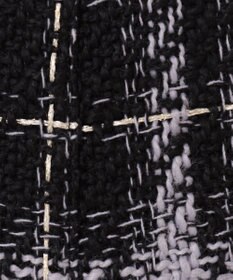 ANY SIS S ファジーチェック ミニスカート