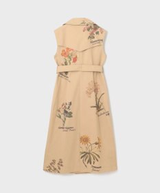 GRACE CONTINENTAL プリントトレンチワンピース