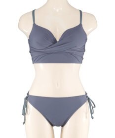 San-ai Resort（三愛水着楽園） 【WEB限定商品】【UPF50＋】ワコール共同開発ノンワイヤーなのにぷっくり美胸を作る【ダブルアップ】　ノンワイヤービスチェビキニ M1 M2 L1　　【San-ai Resort（サンアイリゾート）】