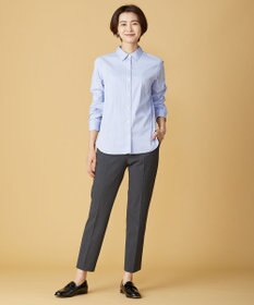 J.PRESS LADIES L 【洗える】アルガンシルク テーパード パンツ