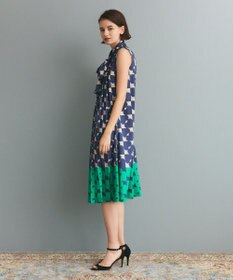 GRACE CONTINENTAL ハートラインボウタイワンピース