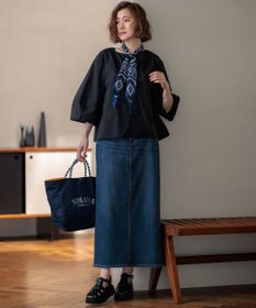 23区 S ナイロンコットンポプリン コンパクト ブラウス