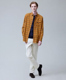 J.PRESS MEN テンセルミックスコットンネルシャツ / B.D.