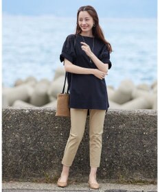 Tiaclasse 【小倉優子さん着用・日本製・洗える】サーラドライ・テーパードパンツ