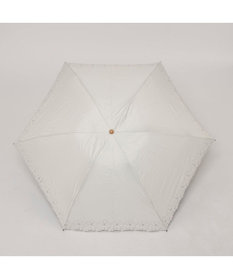 UNBILLION カシュネ cachenez / 【晴雨兼用】【日傘】UV カット率99％以上 PU軽量フラワー刺繍ミニ折りたたみ傘