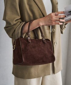 russet スエード2WAYミニボストンバッグ(CE-1570-WEB)