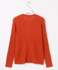 J.PRESS LADIES KNIT BASIC クルーネック カーディガン