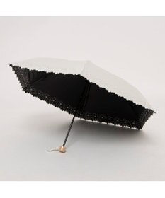 UNBILLION カシュネ cachenez / 【晴雨兼用】【日傘】UV カット率99％以上 PU軽量フラワー刺繍ミニ折りたたみ傘