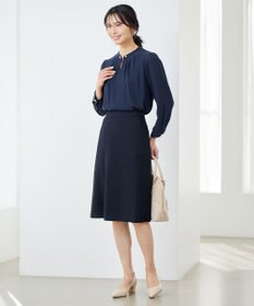 23区 L 【洗える】シルキーデシン パールモチーフ カットソー