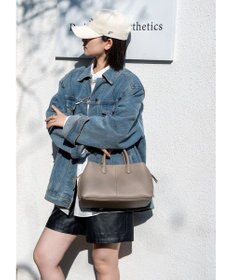 style code 【 通勤 可能】[Lyrss/リルス] 2WAY エレガント レザーハンドバッグ