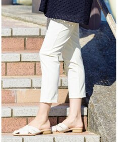 Tiaclasse 【小倉優子さん着用・日本製・洗える】サーラドライ・テーパードパンツ