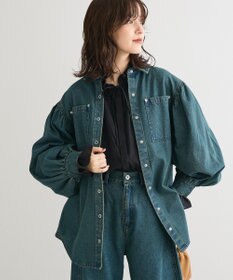 Green Parks ・ＳＵＧＡＲ　ＳＰＯＯＮ　ボリュームスリーブデニムシ