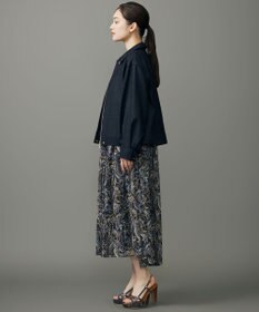 自由区 L 【17号サイズまで展開・SHIHOさん着用】デニムライクツイル ジャケット