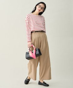 ANY L コクーンボーダープルオーバー