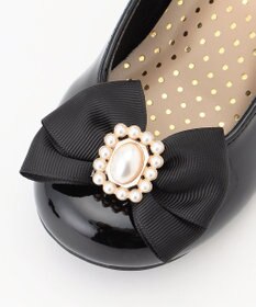 ANY KIDS エナメルヒールパンプス