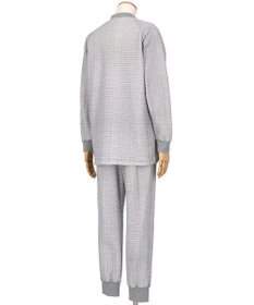 ワコール／睡眠科学 パジャマ キルトニット素材(本体) あったか 長袖 長ズボン メンズ YGW478 睡眠科学／ワコール