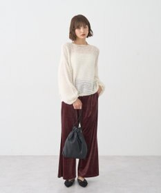 earth music&ecology ふんわりシアープルオーバー