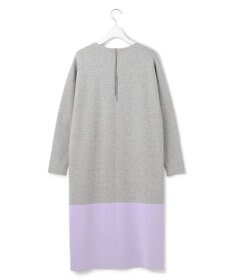 23区 S 【WEB&一部店舗限定カラーあり/洗える】ミラノリブ バイカラーニットワンピース
