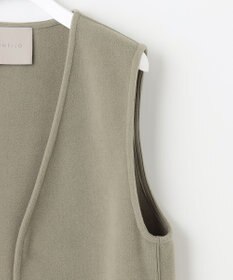 UNFILO 【セットアップ対応】ウールライク ジレ
