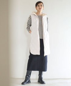 UNFILO 【洗える】ボーダーワイドTシャツ